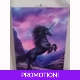 Black Unicorn  Canvas by Anne Stokes