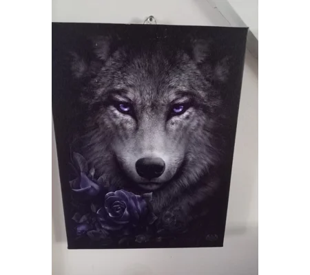 Wolf Roses Canvas