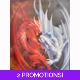 Fire and Ice Dragon Canvas