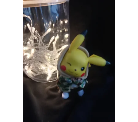 pikachu hoodie figurine