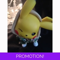 pikachu hoodie figurine