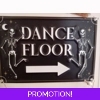 Metal Dance Floor sign