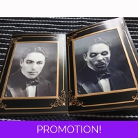 Holographic Photo  an with bow tie