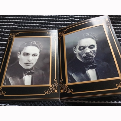 Holographic Photo an with bow tie Holographic Photo an with bow tie