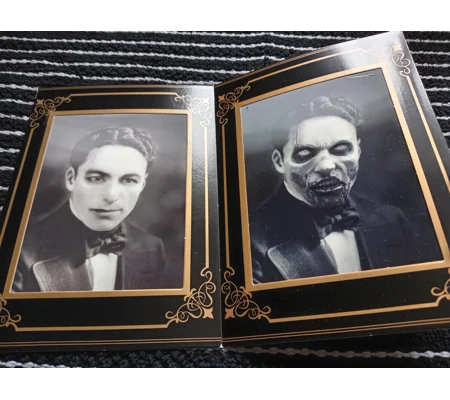 Holographic Photo man with bow tie