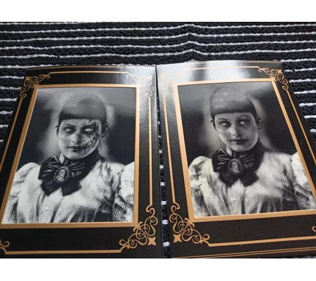 Holographic picture Young girl