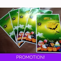 Bat and Pumpkin party Halloween G..