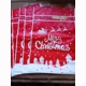 Merry Christmas gift bags pack of 5