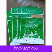 small xmas gift bags pack of 4