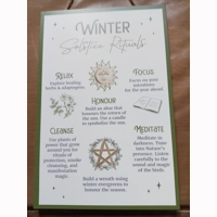 Winter Solstice Rituals Plaque