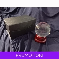 8cm crystal ball with stand