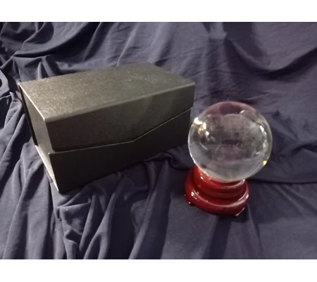8cm crystal ball with stand