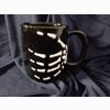 skeleton hand mug