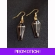 black coffin earrings