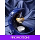 Blue Crescent moon oil burner