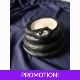 Black Coiled Snake Tealight holder