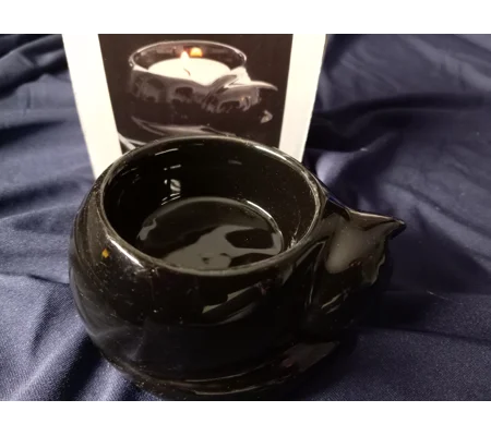 Black Cat Tealight Candle Holder