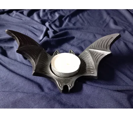 Black Bat Tealight holder