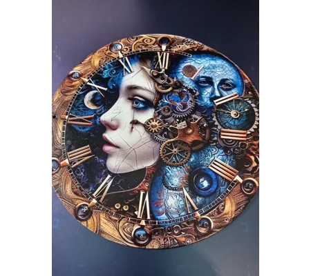 Steampunk Lady Plate Sign