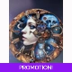 Steampunk Lady Plate Sign