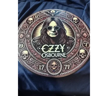 Ozzy Osbourne Commemorative Metal Plaque