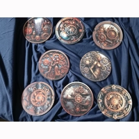 Steampunk  Set of 8 Coasters