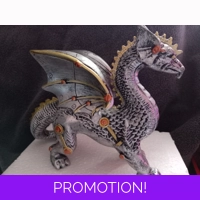 Steampunk Resin Dragon