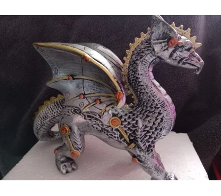 Steampunk Mecha Resin Dragon