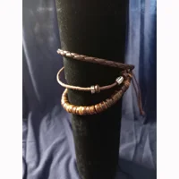 Triple Band Leather Bracelet