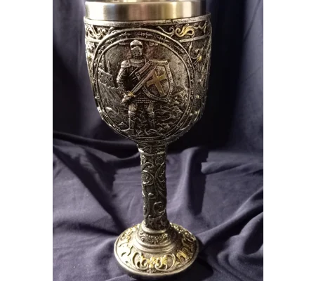 Knight and Castle goblet