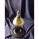 Teardrop shaped Hanging oil burner with stand