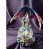 Blue dragon and orb