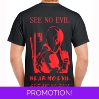 Deadpool See No Evil Tshirt