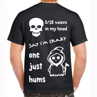 9/10 Voices In My Head Tshirt