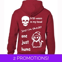 9/10 Voices In My Head Hoodie