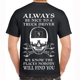 Always Be Nice To A  Truck Driver Tshirt