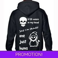 9/10 Voices In My Head Hoodie