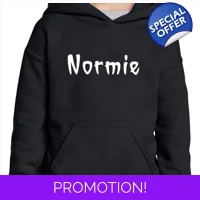 Normie Wednesday Black Hoodie