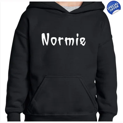 Normie Wednesday Black Hoodie