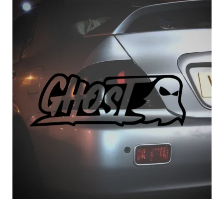 Ghost text sticker
