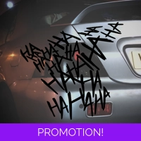 Ha Ha Ha Joker Sticker