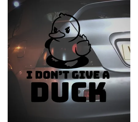 I Don't Give A Duck Sticker