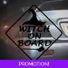 Witch On Board Sticker