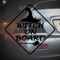 Witch On Board Sticker