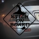 Witch On Board Sticker