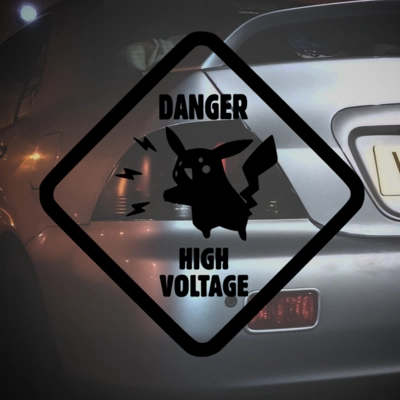 High Voltage Pikachu Sticker