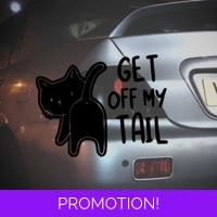 Get Off My Tail Sticker