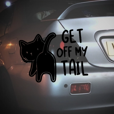 Get Off My Tail Sticker
