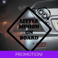 Little Minion On Board Sticker