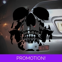Gothic Skull Sticker